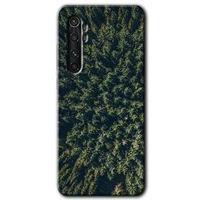 Xiaomi Mi Note 10 Lite Çam Ağacı Ormanı Baskılı Uyumlu Silikon Kılıf