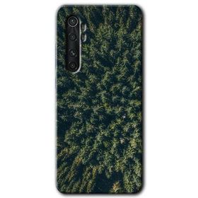 Xiaomi Mi Note 10 Lite Çam Ağacı Ormanı Baskılı Uyumlu Silikon Kılıf