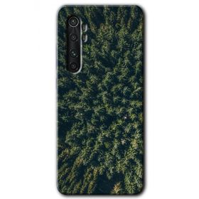 Xiaomi Mi Note 10 Lite Çam Ağacı Ormanı Baskılı Uyumlu Silikon Kılıf