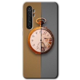 Xiaomi Mi Note 10 Lite Clocks Artwork Baskılı Uyumlu Silikon Kılıf