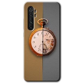 Xiaomi Mi Note 10 Lite Clocks Artwork Baskılı Uyumlu Silikon Kılıf