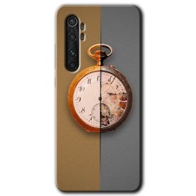 Xiaomi Mi Note 10 Lite Clocks Artwork Baskılı Uyumlu Silikon Kılıf