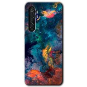Xiaomi Mi Note 10 Lite Color Storm Baskılı Uyumlu Silikon Kılıf
