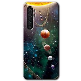 Xiaomi Mi Note 10 Lite Cosmos Baskılı Uyumlu Silikon Kılıf