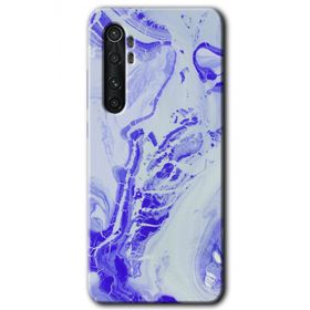 Xiaomi Mi Note 10 Lite Cranny Liquid Wall Baskılı Uyumlu Silikon Kılıf