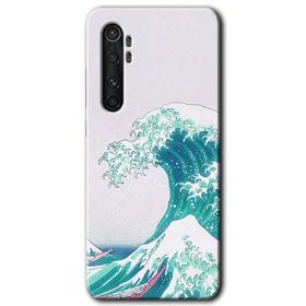 Xiaomi Mi Note 10 Lite Dalga Baskılı Uyumlu Silikon Kılıf