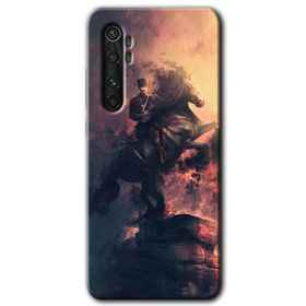 Xiaomi Mi Note 10 Lite Dalga Baskılı Uyumlu Silikon Kılıf