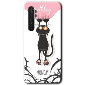 Xiaomi Mi Note 10 Lite Dark Sunday Baskılı Uyumlu Silikon Kılıf