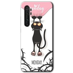 Xiaomi Mi Note 10 Lite Dark Sunday Baskılı Uyumlu Silikon Kılıf
