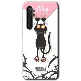 Xiaomi Mi Note 10 Lite Dark Sunday Baskılı Uyumlu Silikon Kılıf