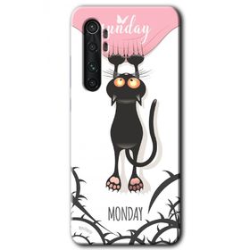 Xiaomi Mi Note 10 Lite Dark Sunday Baskılı Uyumlu Silikon Kılıf