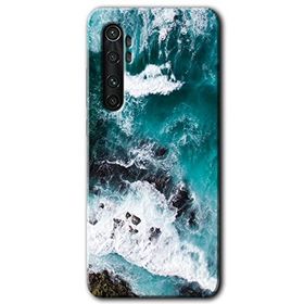 Xiaomi Mi Note 10 Lite Deniz Kıyısı Baskılı Uyumlu Silikon Kılıf