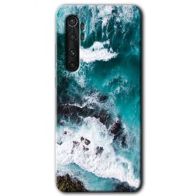 Xiaomi Mi Note 10 Lite Deniz Kıyısı Baskılı Uyumlu Silikon Kılıf