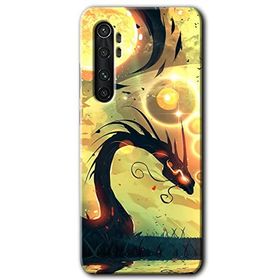 Xiaomi Mi Note 10 Lite Digital Dragon Baskılı Uyumlu Silikon Kılıf