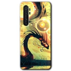 Xiaomi Mi Note 10 Lite Digital Dragon Baskılı Uyumlu Silikon Kılıf
