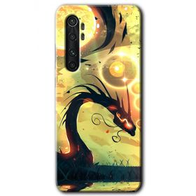 Xiaomi Mi Note 10 Lite Digital Dragon Baskılı Uyumlu Silikon Kılıf