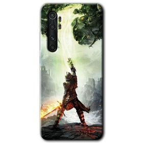 Xiaomi Mi Note 10 Lite Dragon Hunter Baskılı Uyumlu Silikon Kılıf