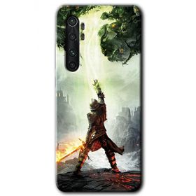 Xiaomi Mi Note 10 Lite Dragon Hunter Baskılı Uyumlu Silikon Kılıf