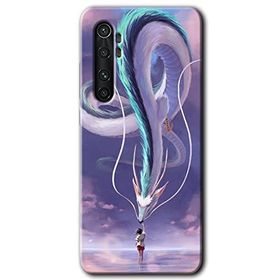 Xiaomi Mi Note 10 Lite Dragon Snake Baskılı Uyumlu Silikon Kılıf