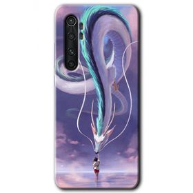Xiaomi Mi Note 10 Lite Dragon Snake Baskılı Uyumlu Silikon Kılıf