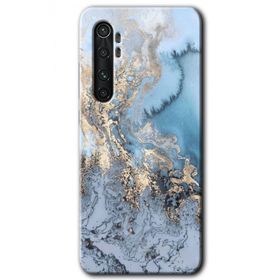 Xiaomi Mi Note 10 Lite Eski Mermer Baskılı Uyumlu Silikon Kılıf