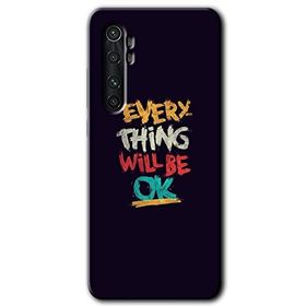 Xiaomi Mi Note 10 Lite Everything Baskılı Uyumlu Silikon Kılıf