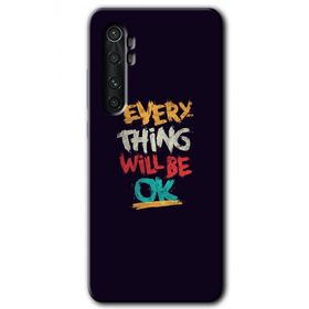 Xiaomi Mi Note 10 Lite Everything Baskılı Uyumlu Silikon Kılıf