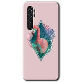 Xiaomi Mi Note 10 Lite Flamingo Baskılı Uyumlu Silikon Kılıf