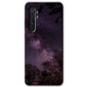 Xiaomi Mi Note 10 Lite Gece Galaksi Baskılı Uyumlu Silikon Kılıf