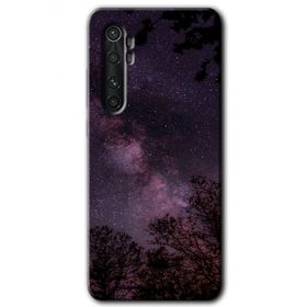 Xiaomi Mi Note 10 Lite Gece Galaksi Baskılı Uyumlu Silikon Kılıf