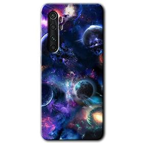 Xiaomi Mi Note 10 Lite Gezegen Karışımı Baskılı Uyumlu Silikon Kılıf