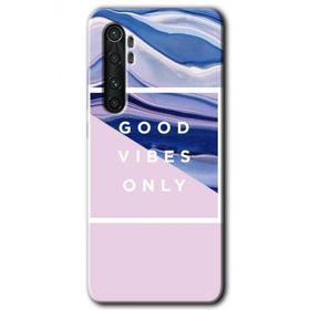 Xiaomi Mi Note 10 Lite Good Vibes Baskılı Uyumlu Silikon Kılıf
