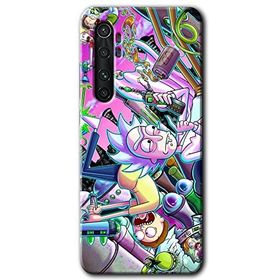 Xiaomi Mi Note 10 Lite Graffiti Çizgi Film Baskılı Uyumlu Silikon Kılıf