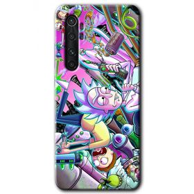 Xiaomi Mi Note 10 Lite Graffiti Çizgi Film Baskılı Uyumlu Silikon Kılıf