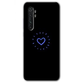 Xiaomi Mi Note 10 Lite Heart Strokes Baskılı Uyumlu Silikon Kılıf