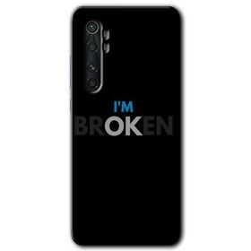 Xiaomi Mi Note 10 Lite Im Broken Baskılı Uyumlu Silikon Kılıf