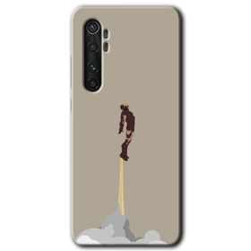 Xiaomi Mi Note 10 Lite İronman Airport Baskılı Uyumlu Silikon Kılıf
