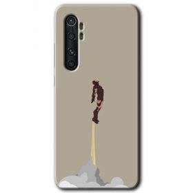 Xiaomi Mi Note 10 Lite İronman Airport Baskılı Uyumlu Silikon Kılıf