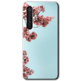 Xiaomi Mi Note 10 Lite Japon Çiçeği Baskılı Uyumlu Silikon Kılıf