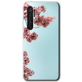 Xiaomi Mi Note 10 Lite Japon Çiçeği Baskılı Uyumlu Silikon Kılıf