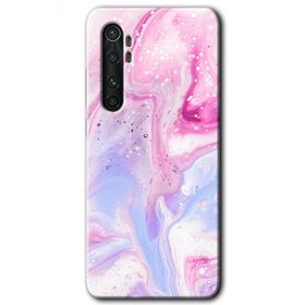 Xiaomi Mi Note 10 Lite Kabarmış Leke Baskılı Uyumlu Silikon Kılıf