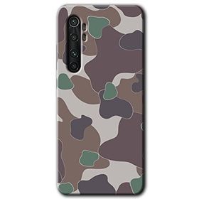Xiaomi Mi Note 10 Lite Kamuflaj 11 Baskılı Uyumlu Silikon Kılıf