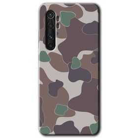 Xiaomi Mi Note 10 Lite Kamuflaj 11 Baskılı Uyumlu Silikon Kılıf
