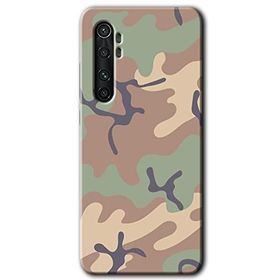 Xiaomi Mi Note 10 Lite Kamuflaj 29 Baskılı Uyumlu Silikon Kılıf