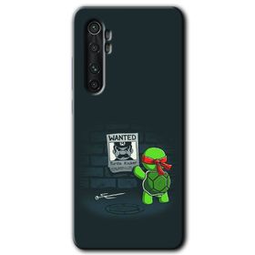 Xiaomi Mi Note 10 Lite Kaplumbağa Avcısı Baskılı Uyumlu Silikon Kılıf