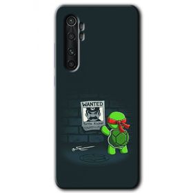 Xiaomi Mi Note 10 Lite Kaplumbağa Avcısı Baskılı Uyumlu Silikon Kılıf