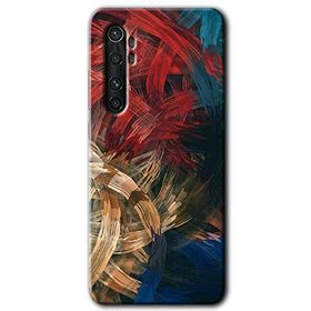 Xiaomi Mi Note 10 Lite Karma Boyalar Baskılı Uyumlu Silikon Kılıf