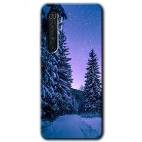 Xiaomi Mi Note 10 Lite Kış Manzarası Baskılı Uyumlu Silikon Kılıf