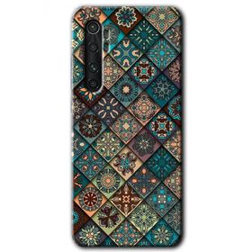 Xiaomi Mi Note 10 Lite Mandala Desen Baskılı Uyumlu Silikon Kılıf