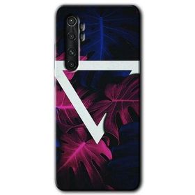 Xiaomi Mi Note 10 Lite Mekanik Yaprak Baskılı Uyumlu Silikon Kılıf